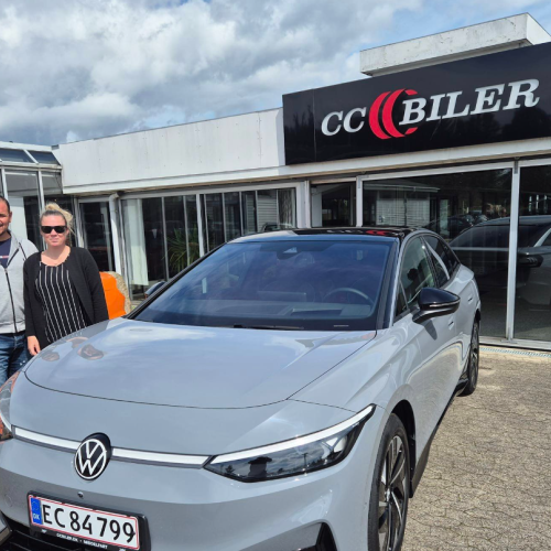 VW ID.7 elbil solgt hos CC Biler i Middelfart