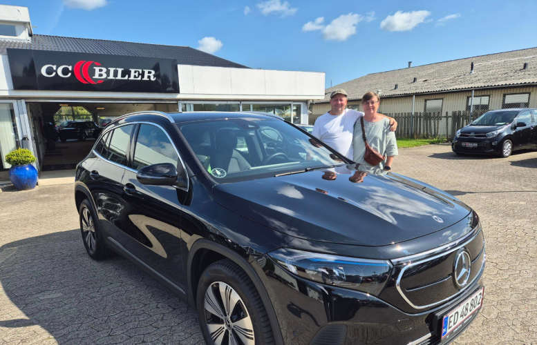 Elbiler til salg - Mercedes elbil solgt i Middelfart hos CC Biler