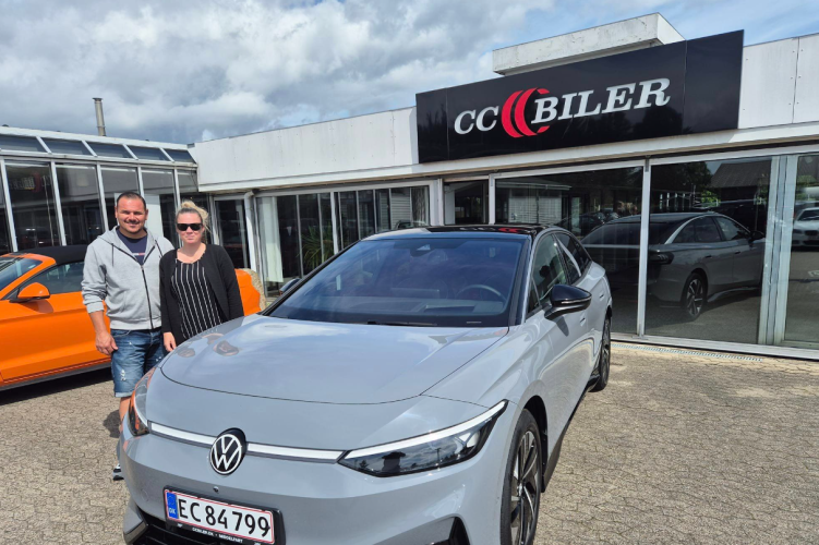 VW ID.7 elbil solgt hos CC Biler i Middelfart